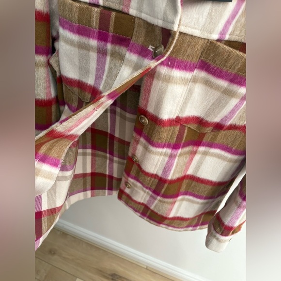 NWT- Joe’s JEANS- Firnanda Plaid Shirt Jacket - Picture 5 of 11